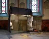 Frédérique Duval, Les murs fondateurs, vue de l'installation, 2013