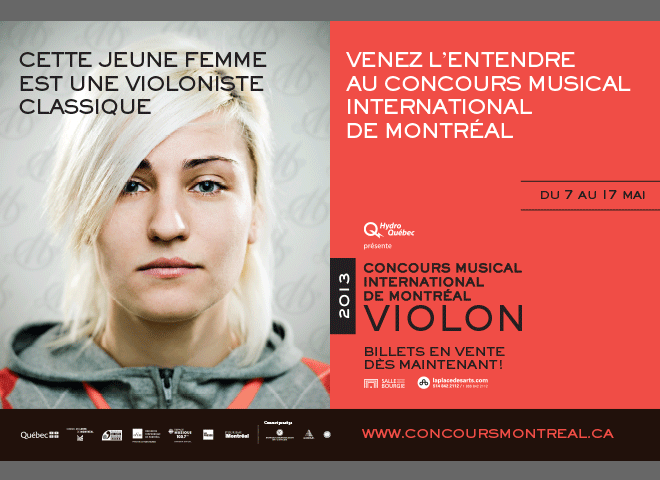 Concours Musical International de Montréal : Le violon à l&rsquo;honneur