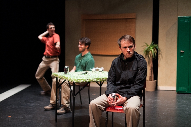 La rencontre improbable du chevalier et du panda. Châteaux/Exacto au studio Jean-Valcourt du Conservatoire d&rsquo;art dramatique de Montréal