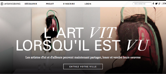Le marché des arts visuels à l’ère du web 2.0. Lancement de la nouvelle plateforme d’autogestion artBangBang
