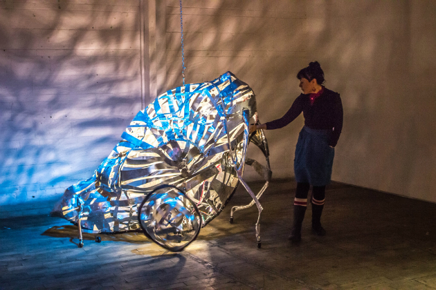 Humo, Leche y Miel Beatriz Herrera. Vue d'installation. Robotis Personae à Eastern Bloc, 2015. Crédits photographiques: Alexis Boulianne.