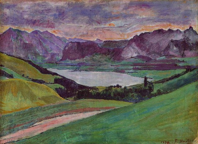 Ferdinand Hodler. Lake Thun, 1884